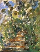 Paul Cezanne of the road leading to the Black Castle Sweden oil painting artist